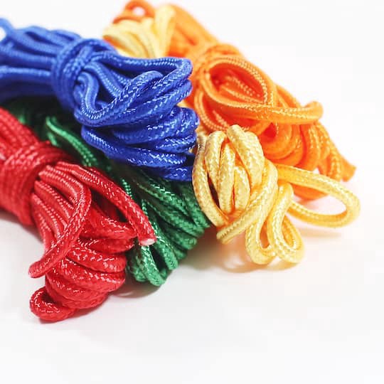 slide 1 of 4, 8ft. Primary Mix Paracords By Creatology, 5ct., 5 ct