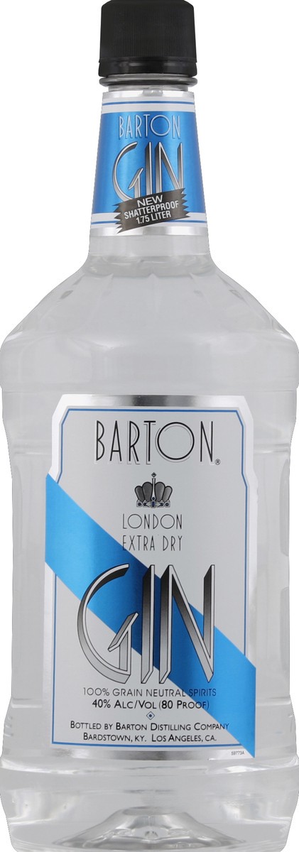 slide 2 of 2, Barton & Guestier London Extra Dry Gin 1.75l 80 Proof, 1.75 liter