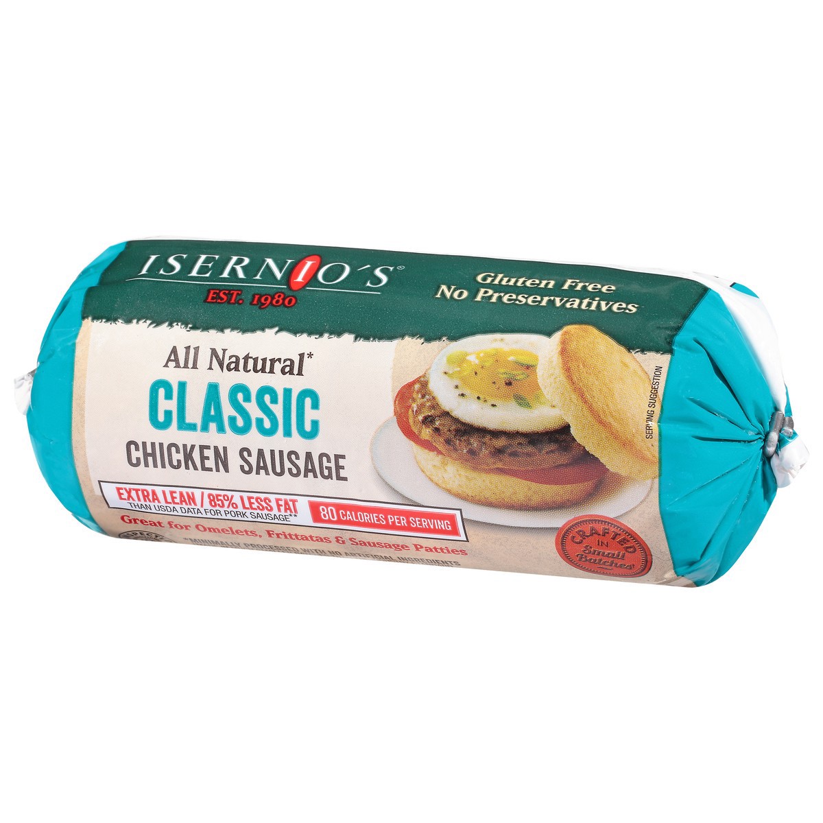 slide 4 of 9, Isernio's Classic Chicken Sausage 16 oz, 16 oz