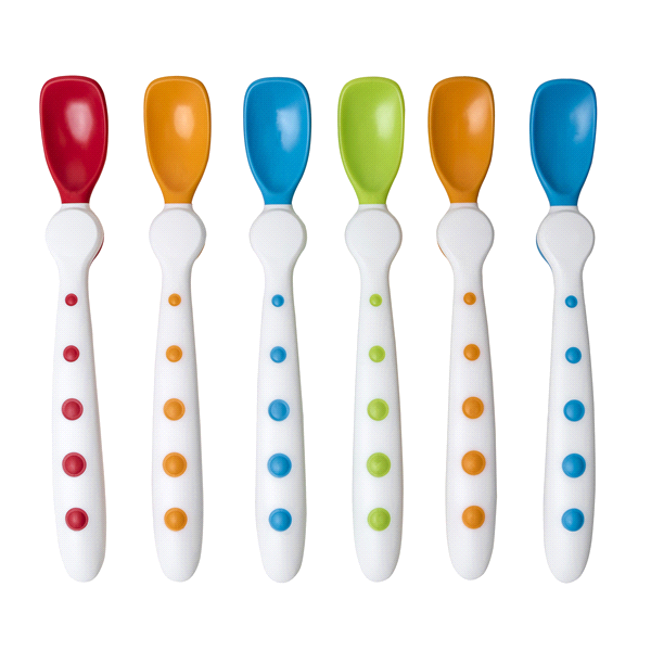 slide 1 of 1, Gerber Rest Easy Spoon, 6 ct