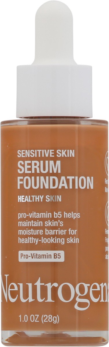 slide 8 of 9, Neutrogena Healthy Skin Medium/Deep 02 Pro-Vitamin B5 Sensitive Skin Serum Foundation 1.0 oz, 1 oz