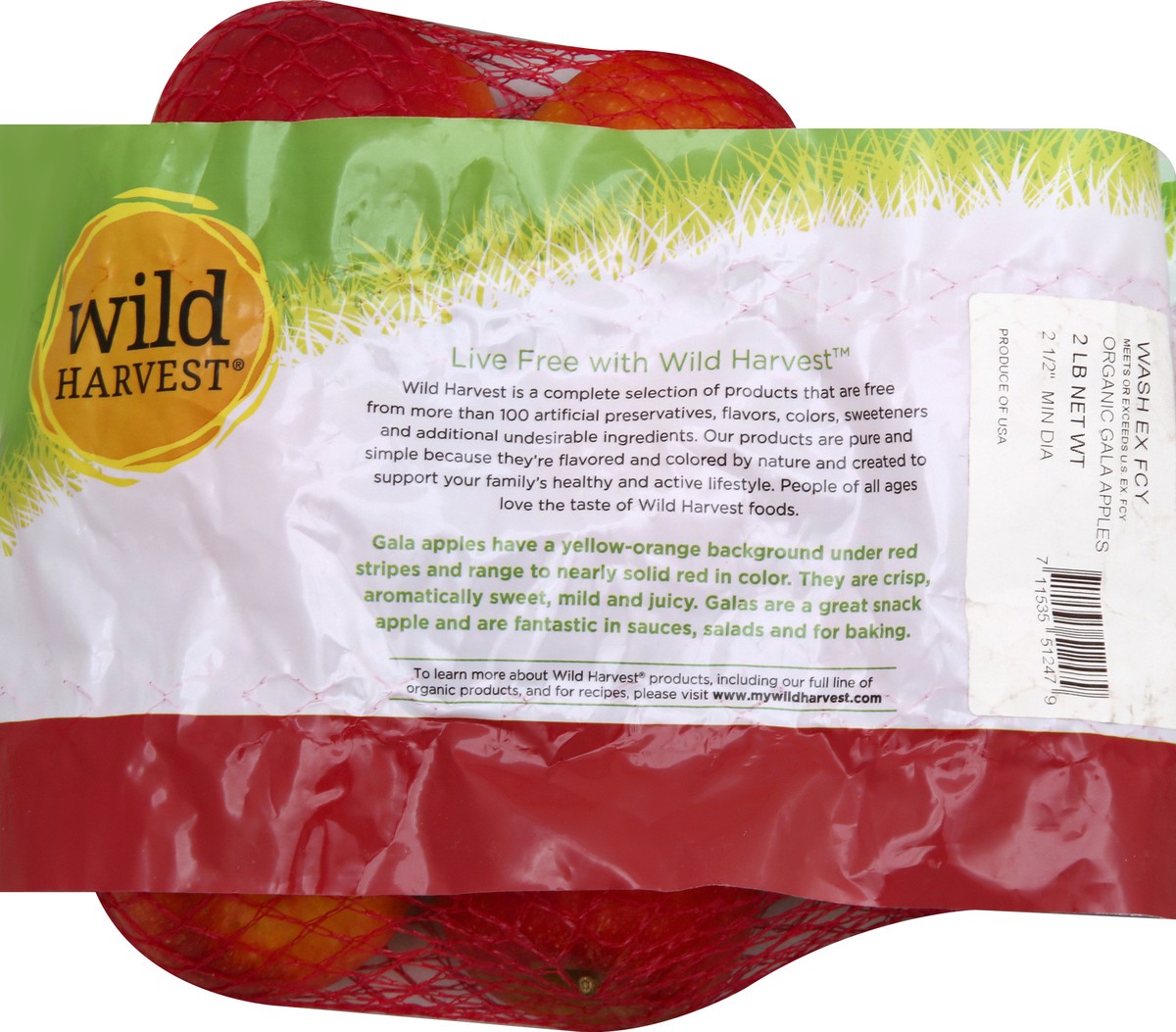 slide 2 of 9, Wild Harvest Organic Gala Apple, 2 lb