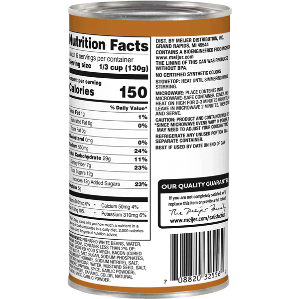 slide 16 of 17, Meijer Original Baked Beans, 28 oz