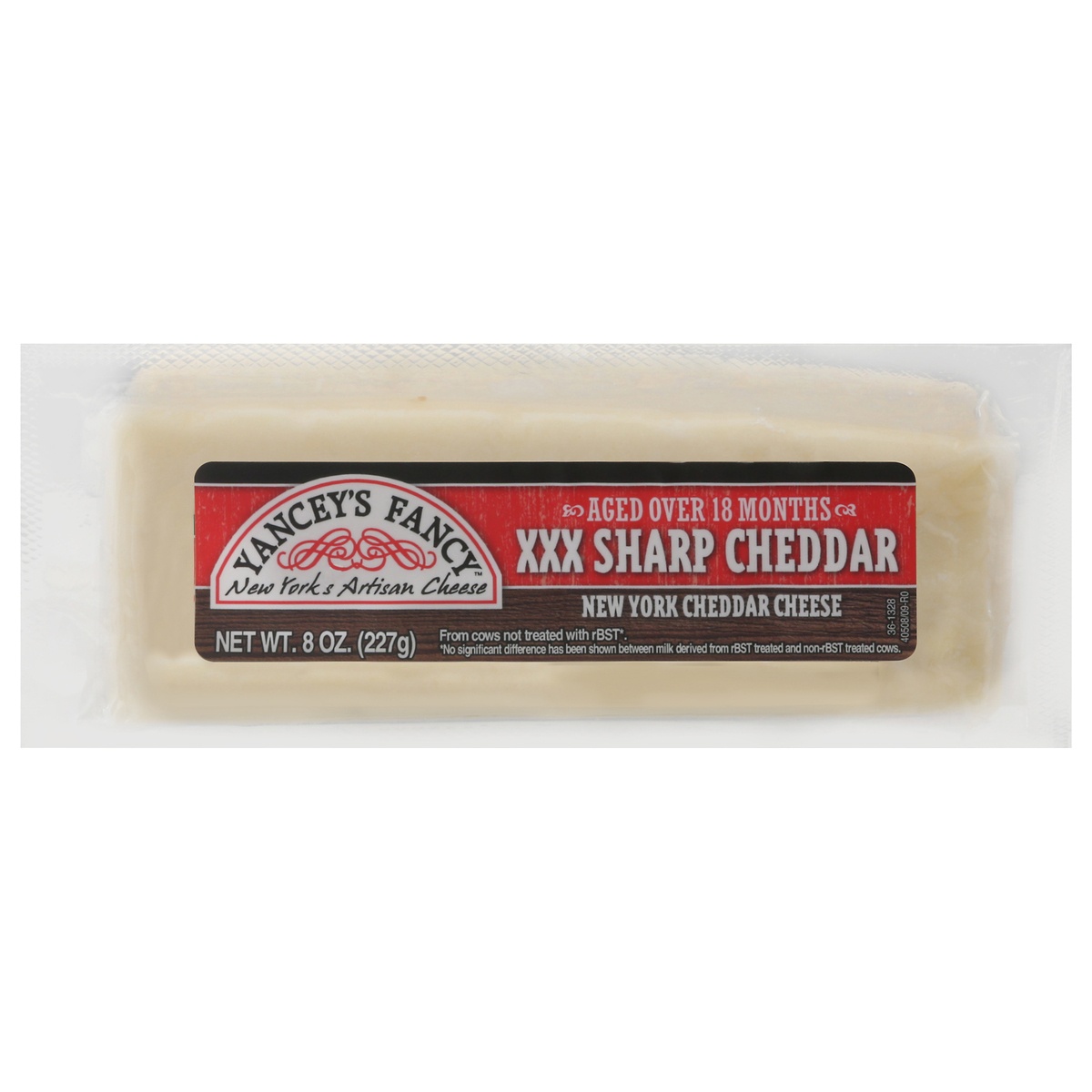 slide 1 of 1, Yancey's Fancy XXX Sharp Cheddar Cheese 8 oz, 