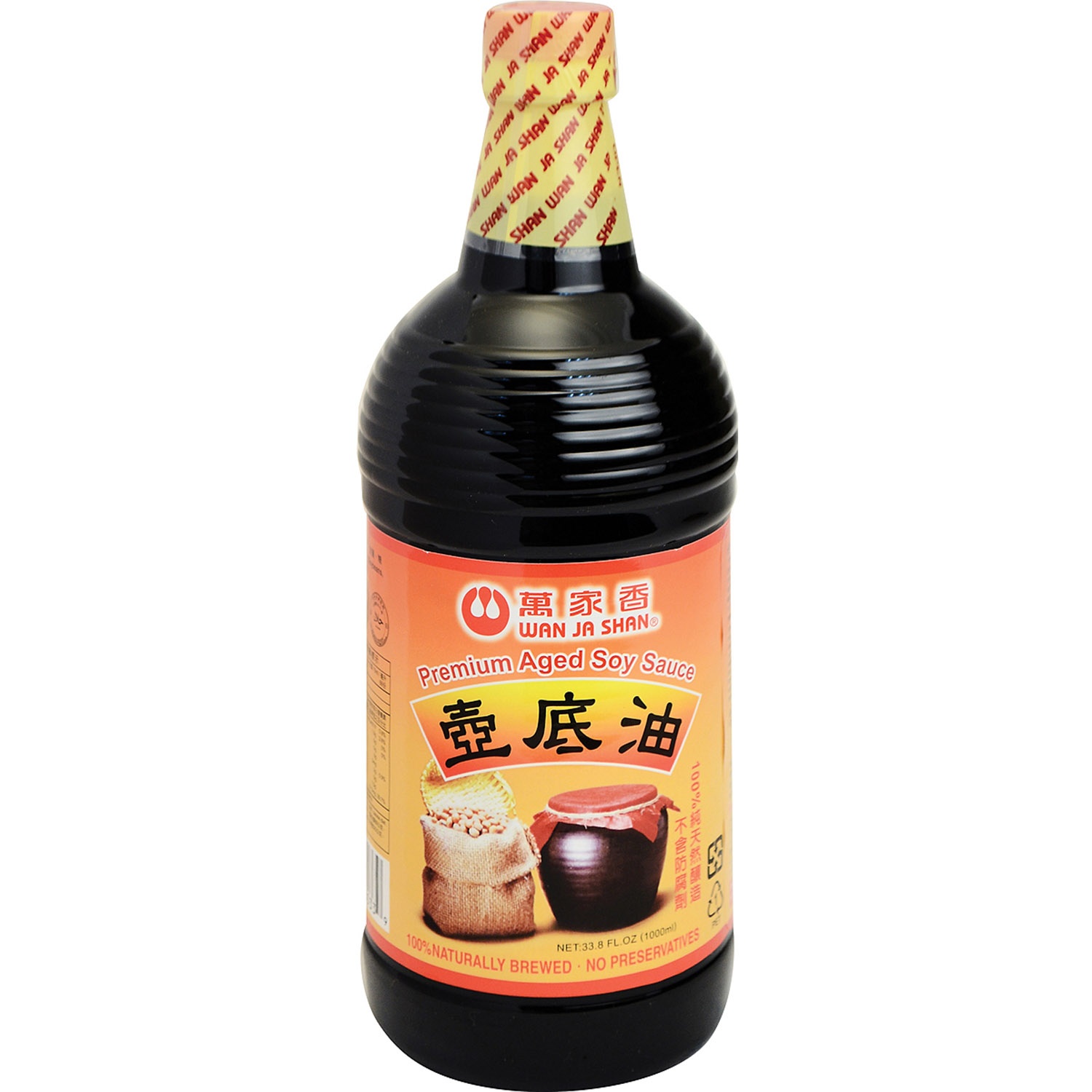 slide 1 of 1, Wan Ja Shan Wjs Premium Soy Sauce, 33.8 fl oz