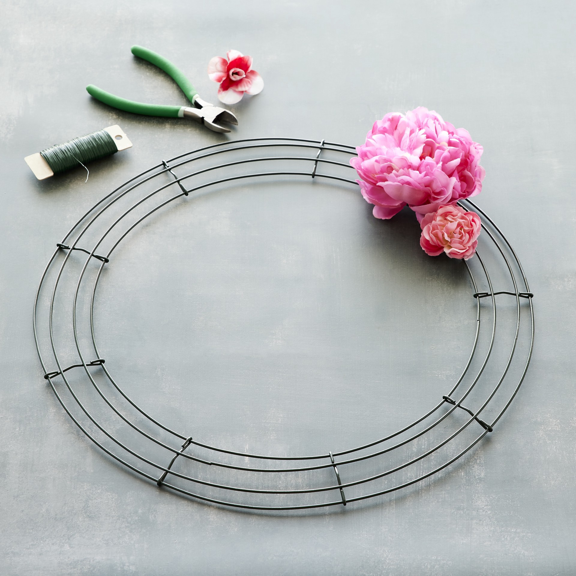 slide 2 of 3, 18" Wire Wreath Frame By Ashland, 18 in