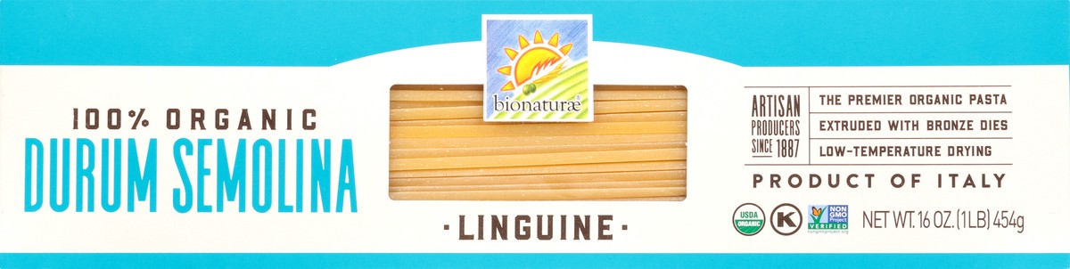 slide 6 of 9, bionaturae Pasta Linguine Org, 16 oz