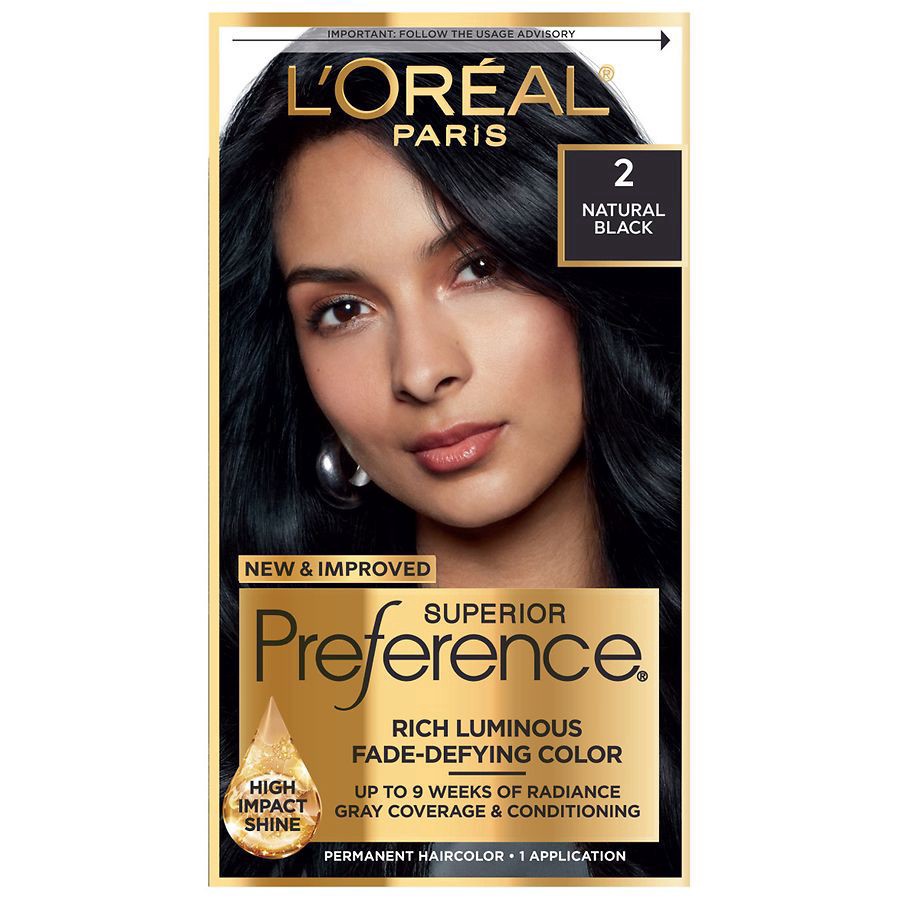 slide 1 of 5, L'Oréal Paris Natural Black 2Perm anent Haircolor 1 ea, 1 ct