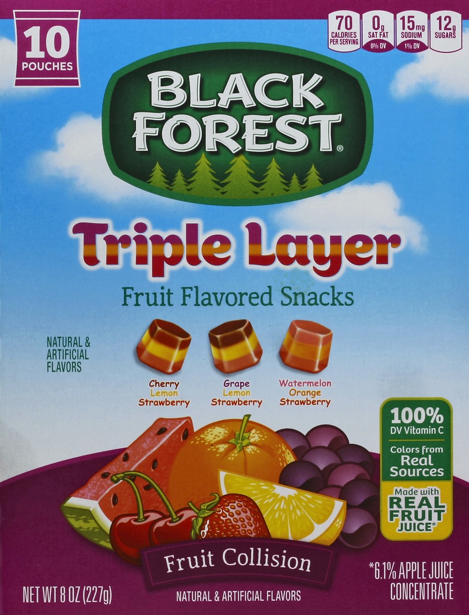 slide 4 of 5, Black Forest Fruit Flavored Snacks 10 ea, 10 ct