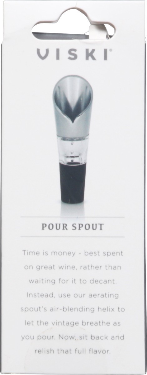slide 5 of 9, Viski Stainless Steel Aerating Pour Spout by Viski, 1 ct