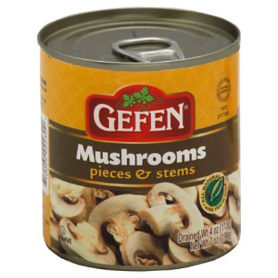 slide 1 of 2, Gefen Pieces & Stems Mushrooms, 4 oz