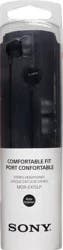 Sony MDR-EX15LP Black Stereo Headphones 1 ea