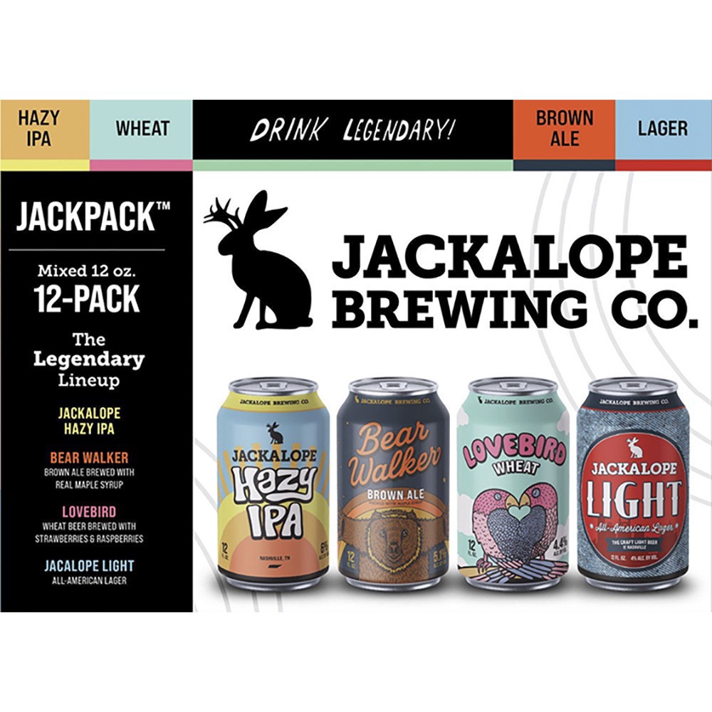 slide 1 of 1, Jackalope Variety Pack, 12 ct; 12 oz