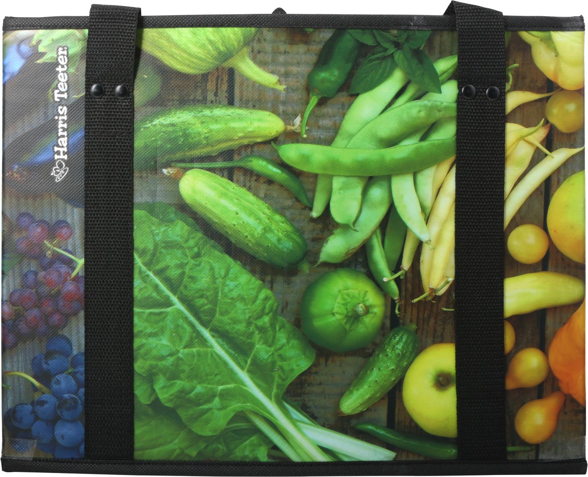 slide 10 of 11, Harris Teeter (Fe)Ht Collapsible Box Tote, 1 ct