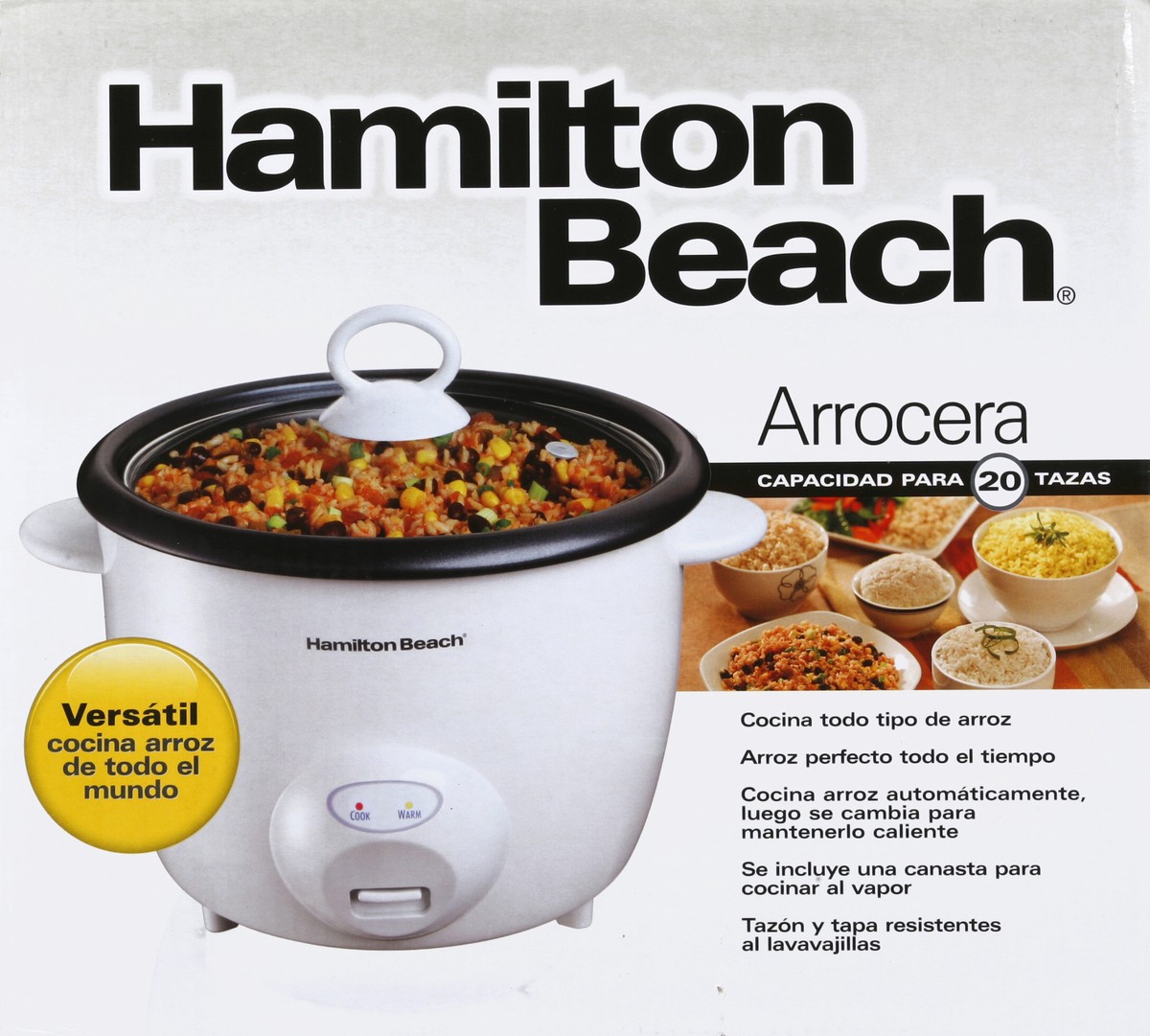 slide 2 of 5, Hamilton Beach Rice Cooker 1 ea, 1 ct