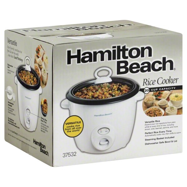 Hamilton Beach White 8 Cups Programmable Rice Cooker, 1 - King Soopers