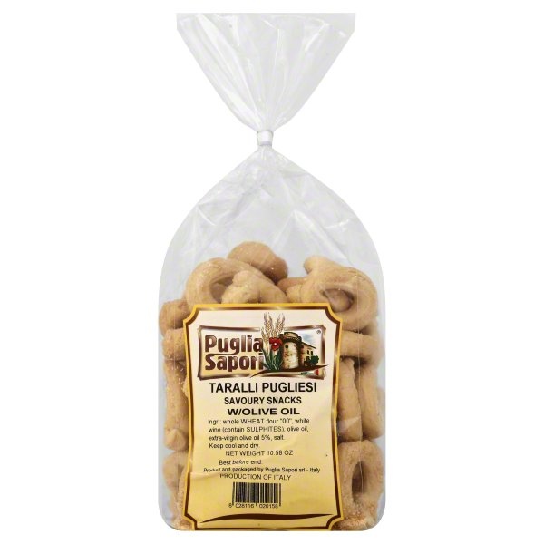 Puglia Sapori Taralli with Olive Oil 10.58 oz | Shipt