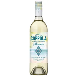 Francis Coppola Shimmer Sauvignon Blanc-Pinot Grigio White Wine 750 ml