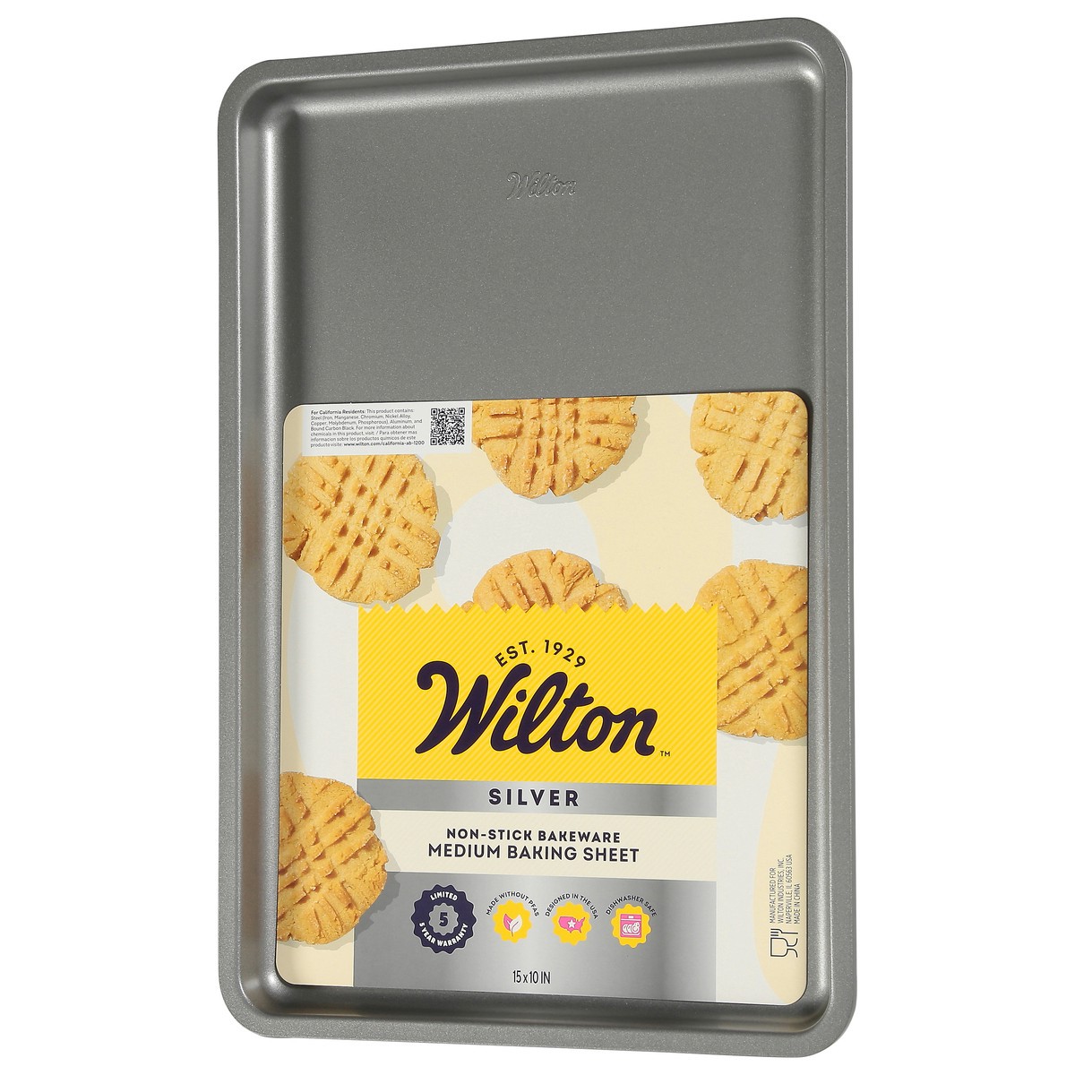 slide 11 of 12, Wilton Silver Medium Baking Sheet 1 Each, 1 ct