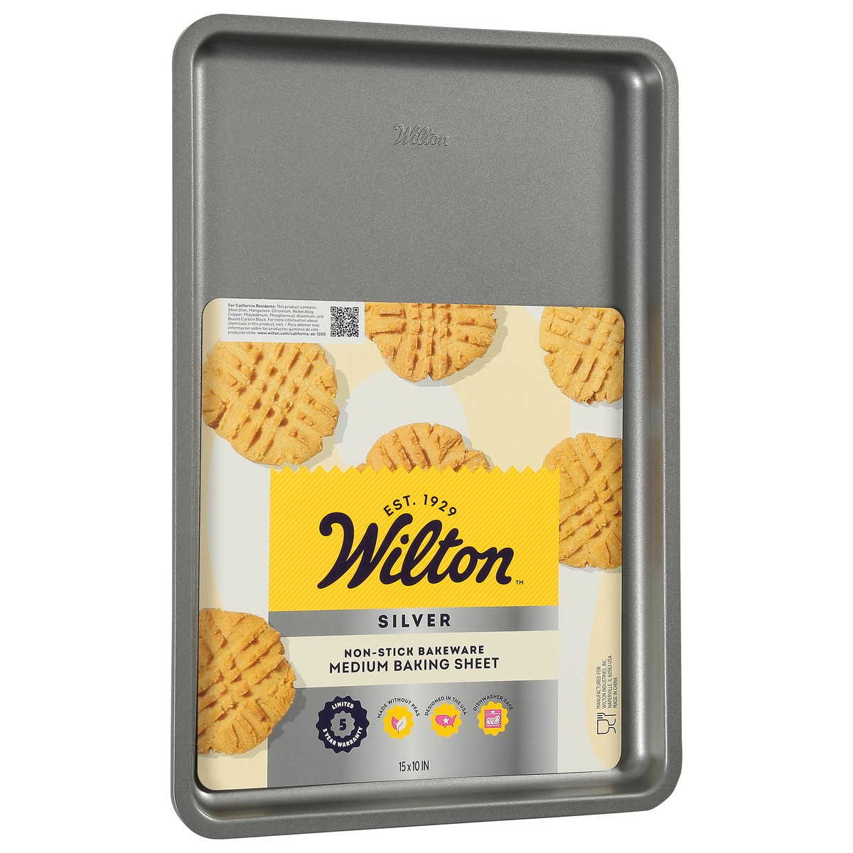 slide 4 of 12, Wilton Silver Medium Baking Sheet 1 Each, 1 ct