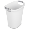 slide 1 of 3, Sterilite/Wastebasket - White, 6 gal