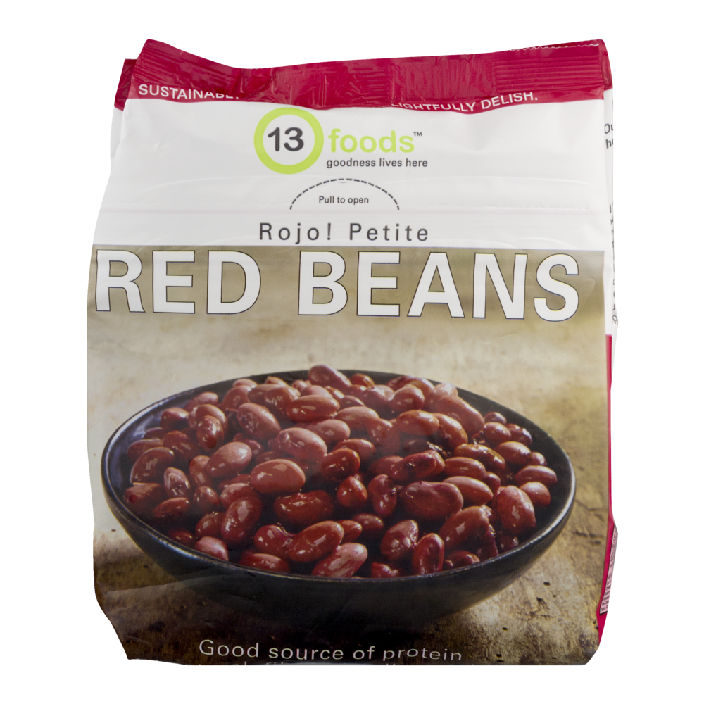 slide 1 of 1, 13 Foods Rojo! Petite Red Beans, 16 oz
