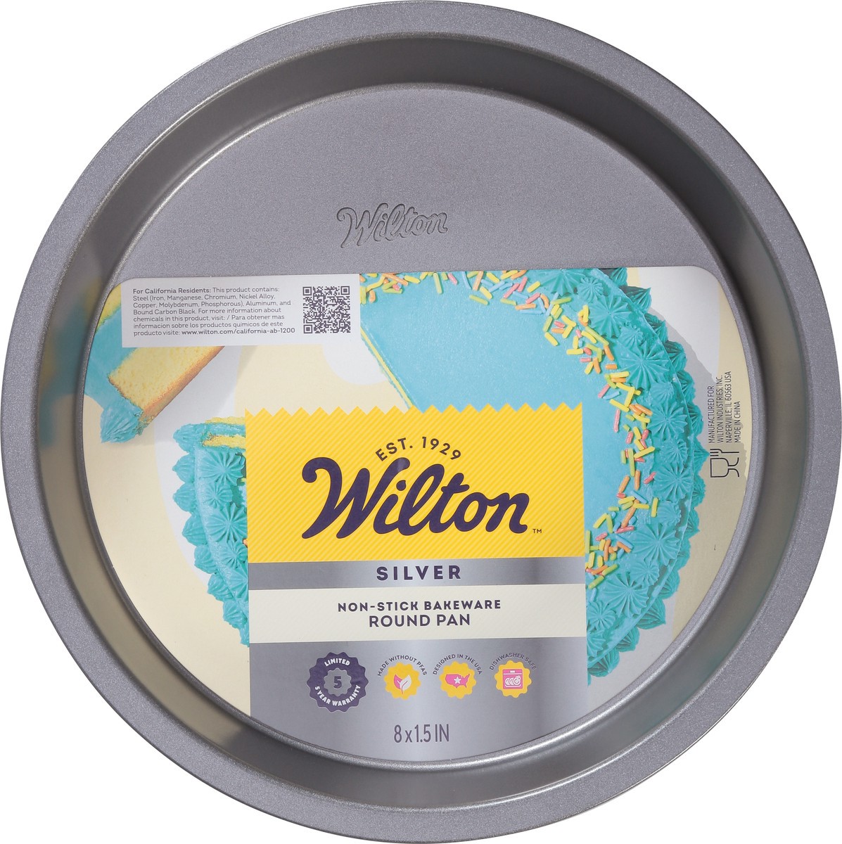 slide 2 of 12, Wilton Silver Round Pan 1 Each, 1 ct