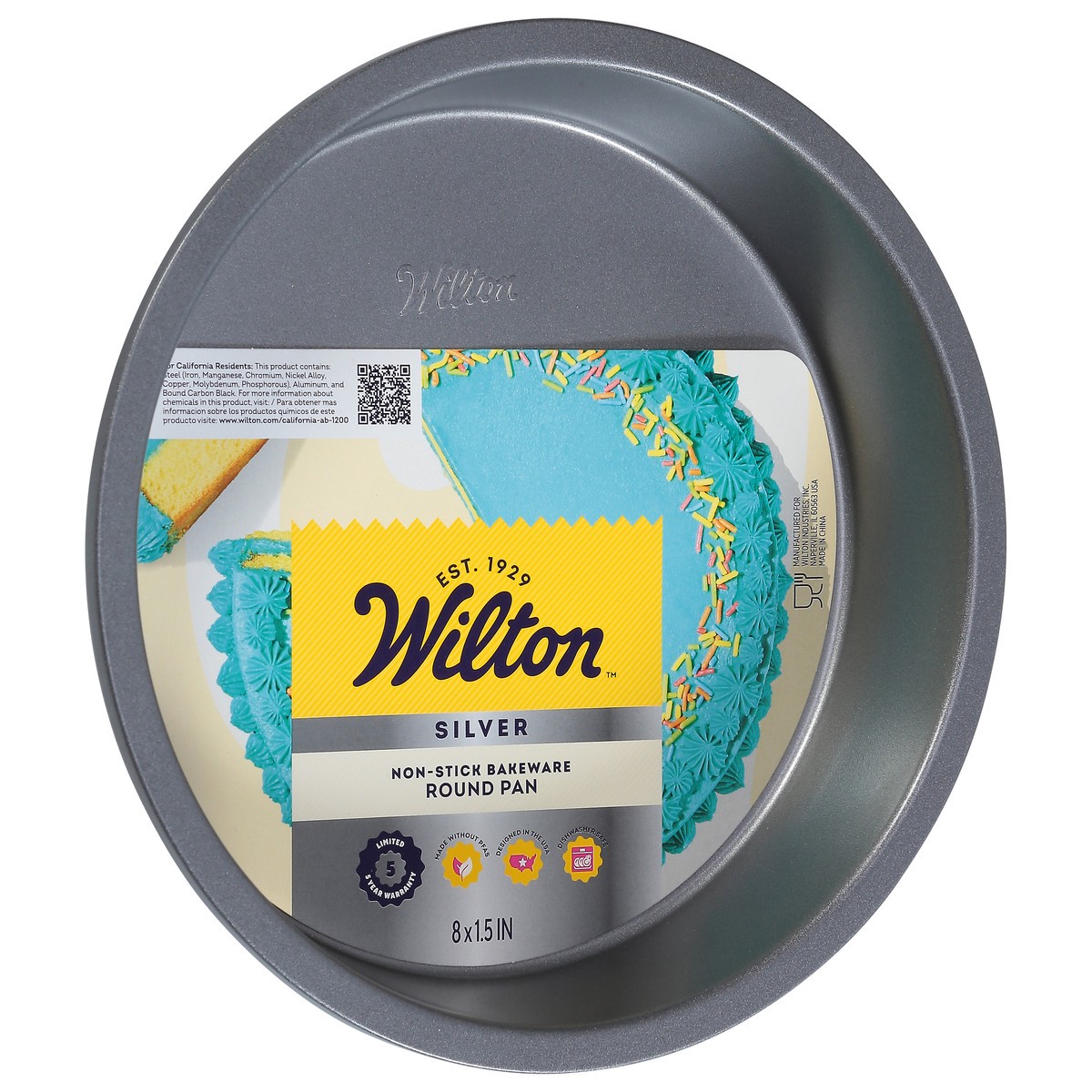 slide 5 of 12, Wilton Silver Round Pan 1 Each, 1 ct