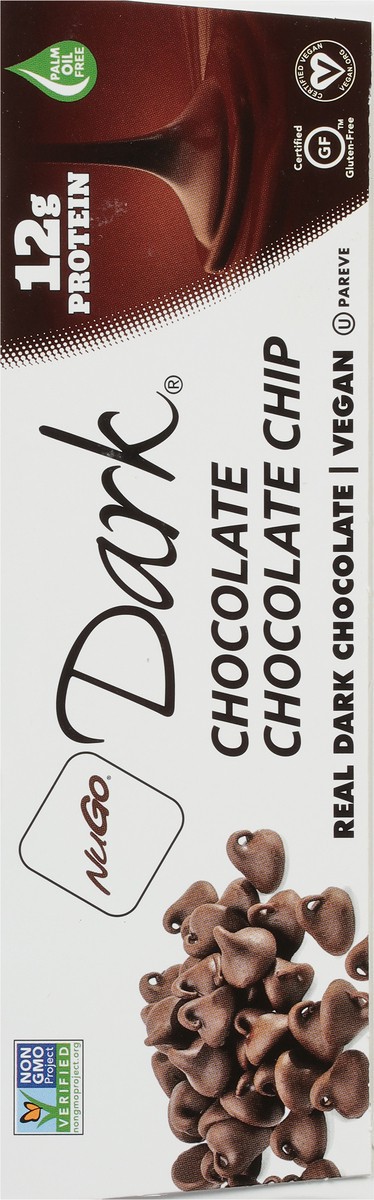 slide 8 of 9, NuGo Dark Chocolate Chocolate Chip Protein Bar 12 - 1.76 oz Bars, 12 ct