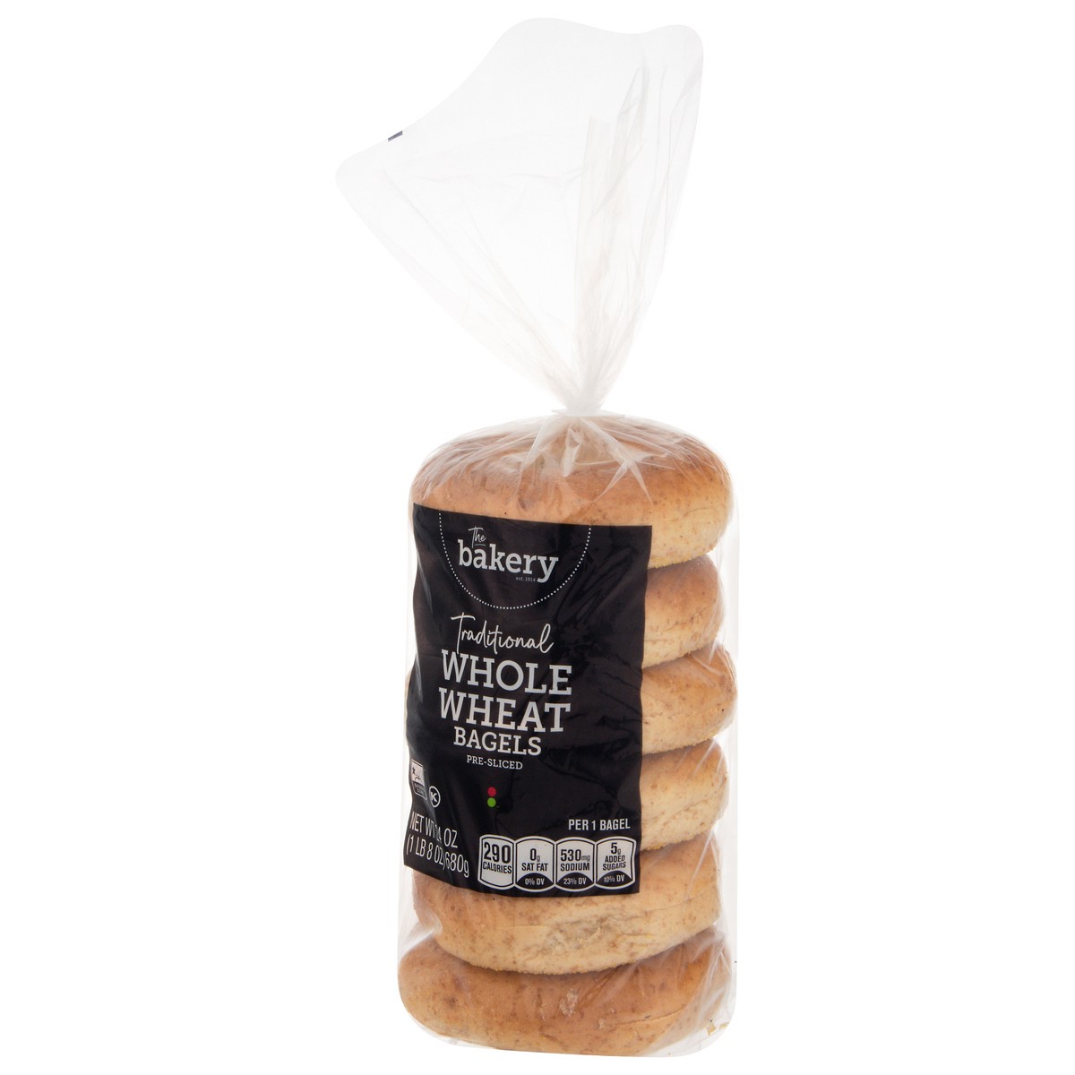 slide 4 of 13, The Bakery Whole Wheat Traditional Pre-Sliced Bagels 24 oz, 24 oz
