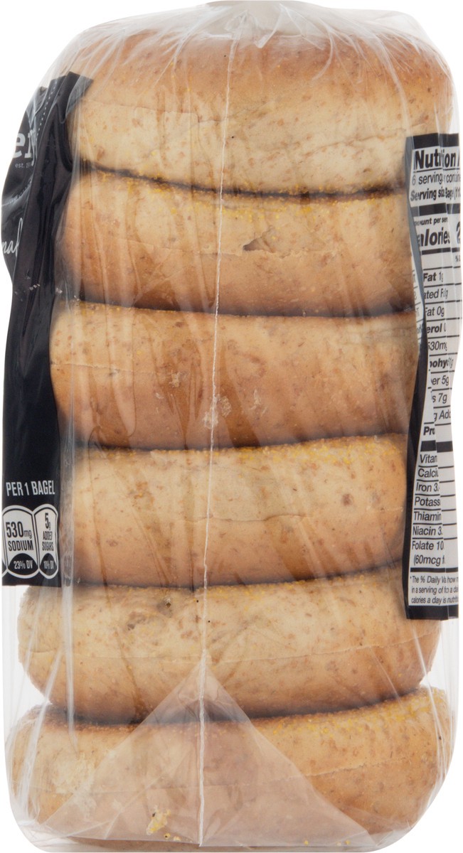 slide 2 of 13, The Bakery Whole Wheat Traditional Pre-Sliced Bagels 24 oz, 24 oz