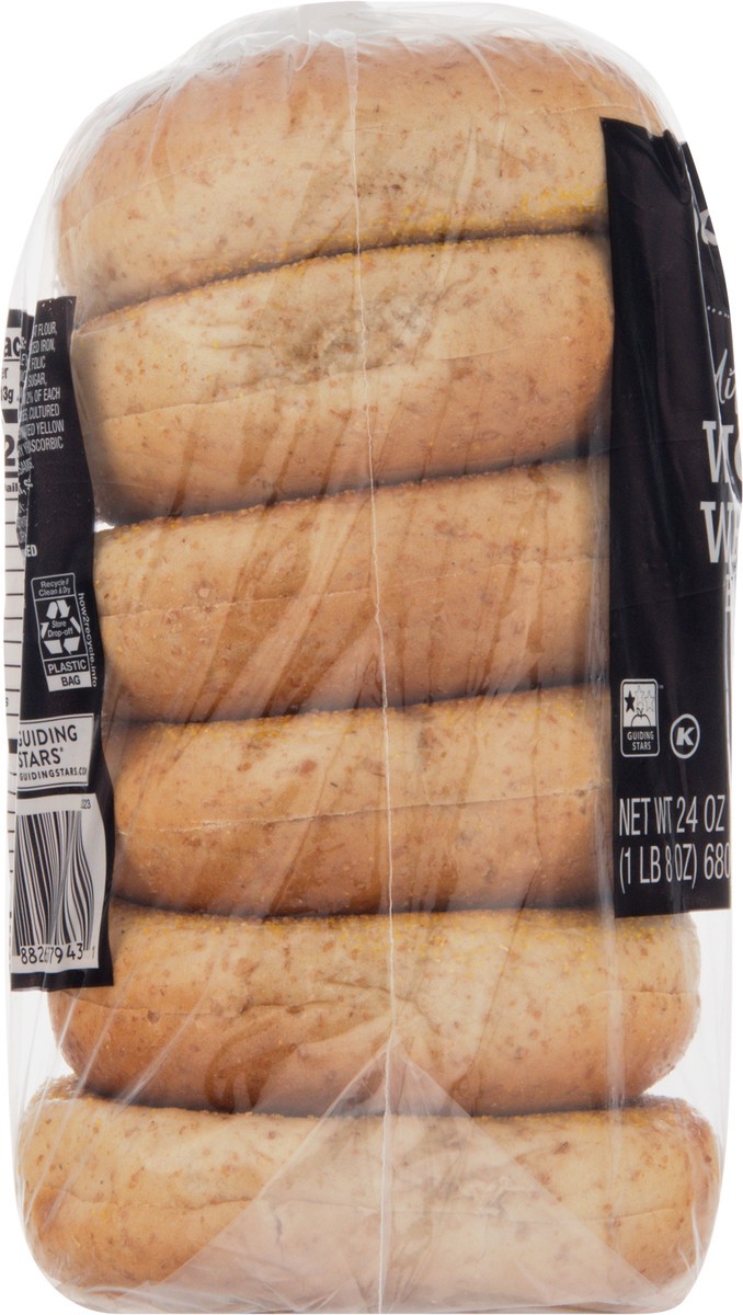 slide 9 of 13, The Bakery Whole Wheat Traditional Pre-Sliced Bagels 24 oz, 24 oz
