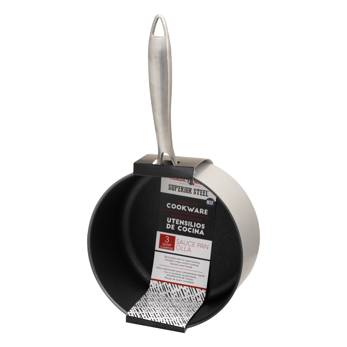 slide 6 of 11, Nordic Ware 3 Quart Sauce Pan 1 ea, 1 ct