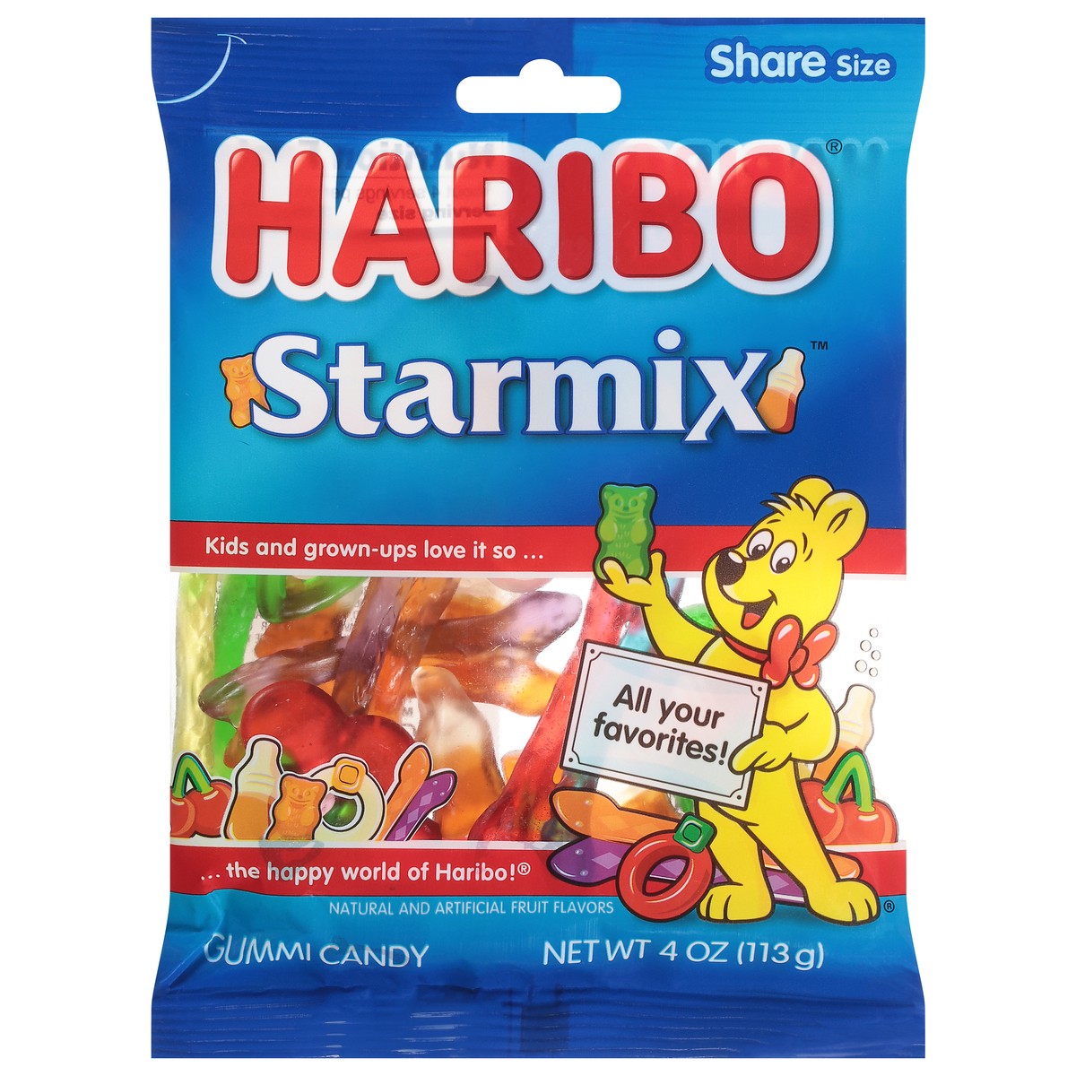 slide 1 of 5, Haribo Starmix Share Size Gummi Candy 4 oz, 4 oz