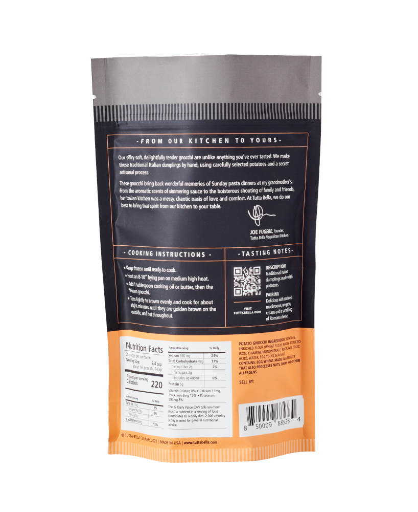 slide 2 of 2, Tutta Bella Potato Gnocchi, 9.9 oz