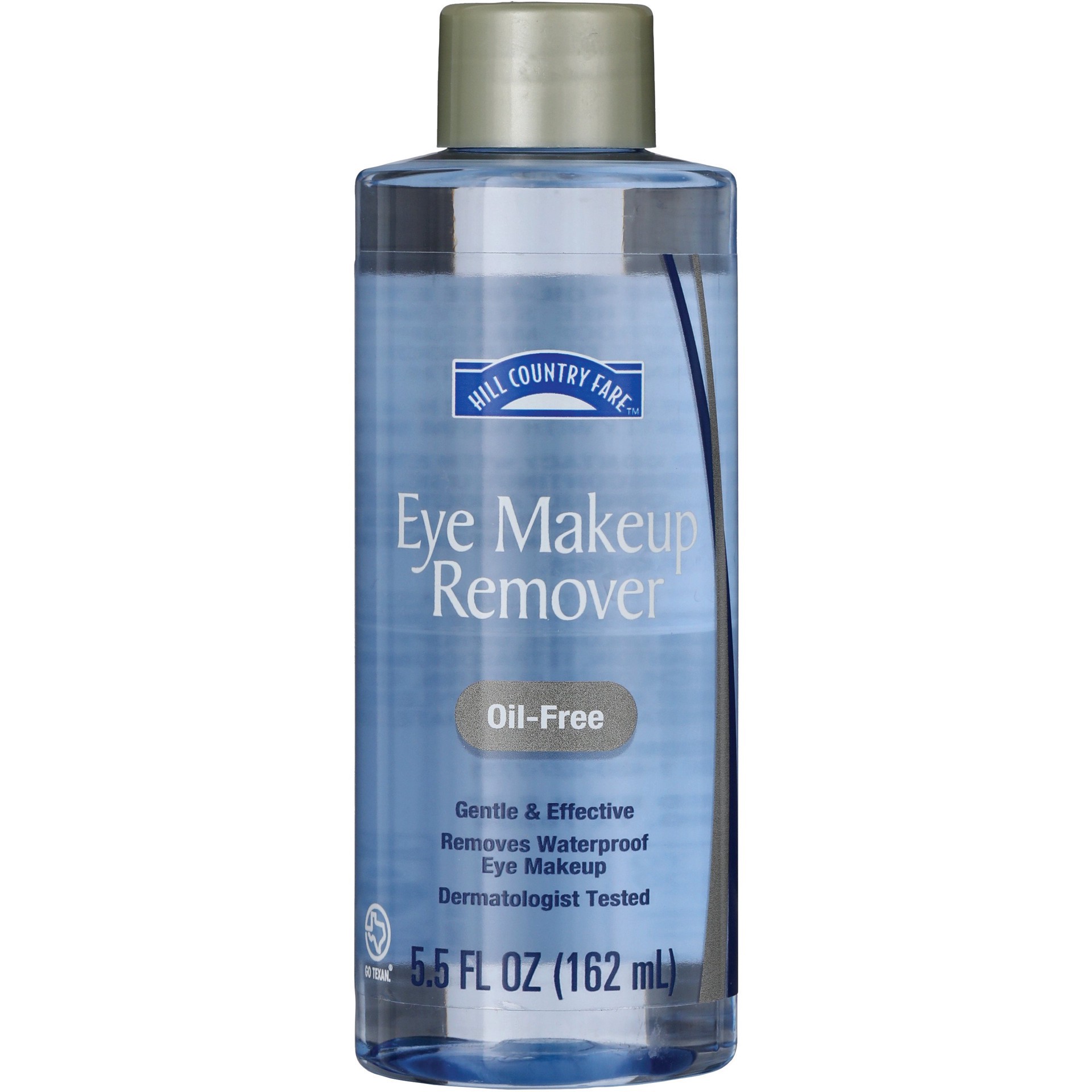 slide 1 of 1, Hill Country Fare Oil-Free Eye Makeup Remover, 5.5 oz