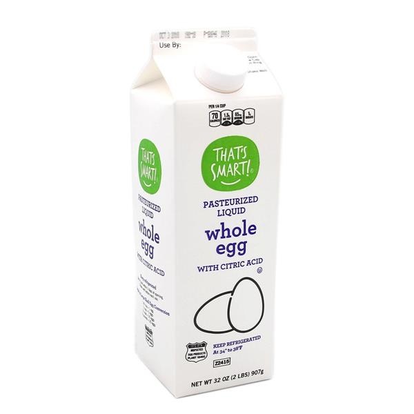 slide 1 of 1, That's Smart! Thats Smart Whole Liquid Eggs, 32 oz