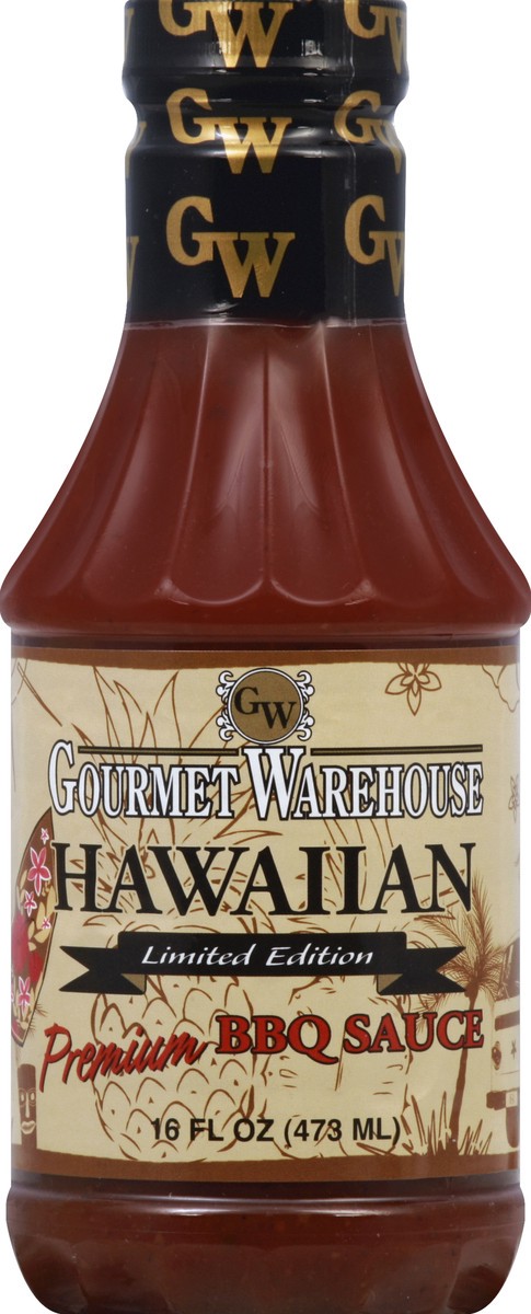 slide 2 of 2, Gourmet Warehouse Hawaiian BBQ Sauce 16 fl oz, 16 fl oz