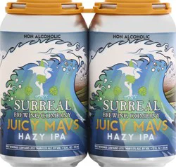 Surreal Brewing Surreal Non Alcoholic Juicy Mavs Hazy Ipa