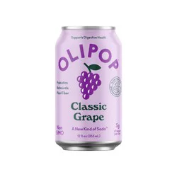Olipop Classic Grape Soda 12 fl oz