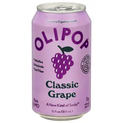 Olipop Classic Grape Soda 12 fl oz