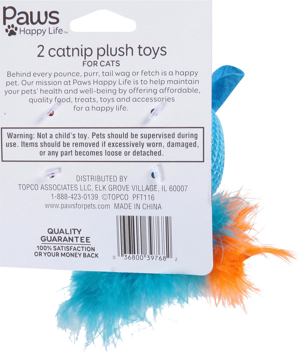 slide 9 of 11, Paws Happy Life Catnip Plush Toys for Cats 2 ea, 2 ct