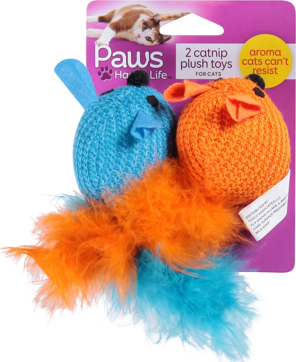 slide 6 of 11, Paws Happy Life Catnip Plush Toys for Cats 2 ea, 2 ct