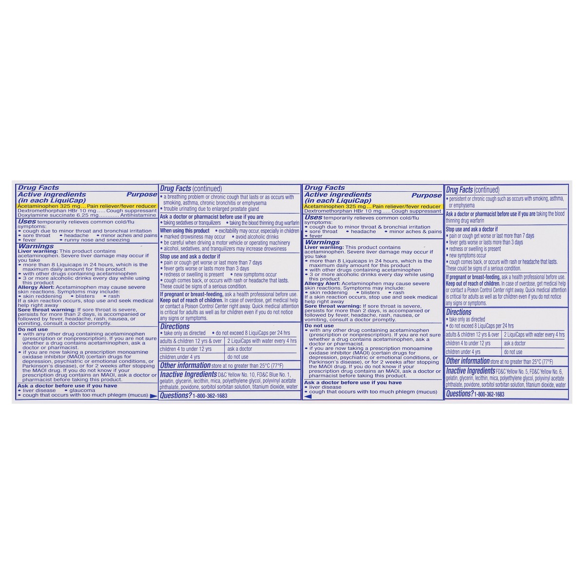 slide 6 of 12, Vicks High Blood Pressure Dayquil/Nyquil Max Strength Cold & Flu 48 Liquicaps, 48 ct