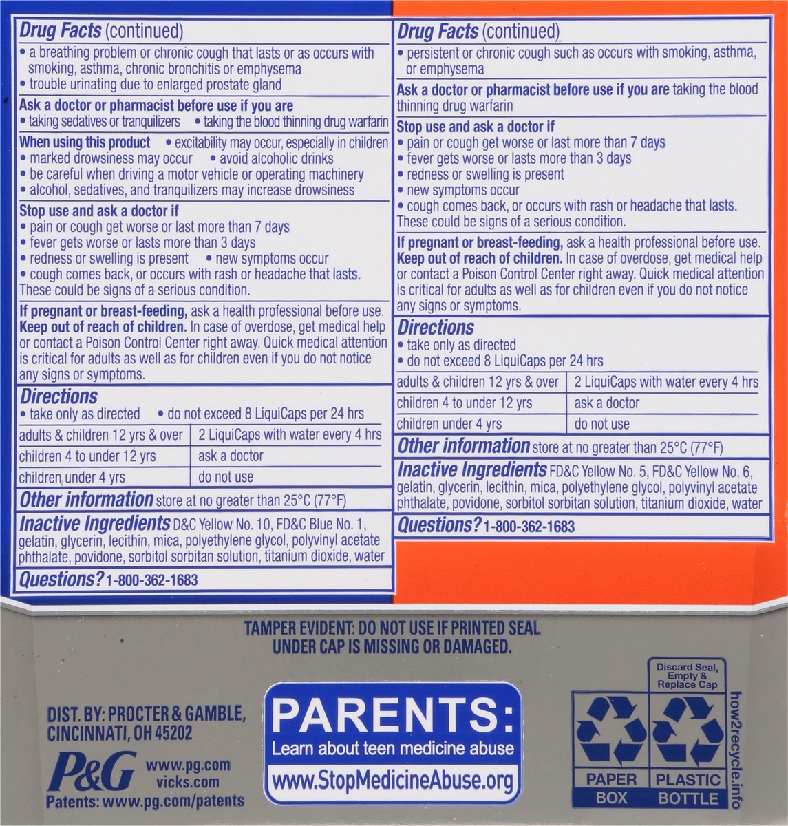 slide 4 of 12, Vicks High Blood Pressure Dayquil/Nyquil Max Strength Cold & Flu 48 Liquicaps, 48 ct