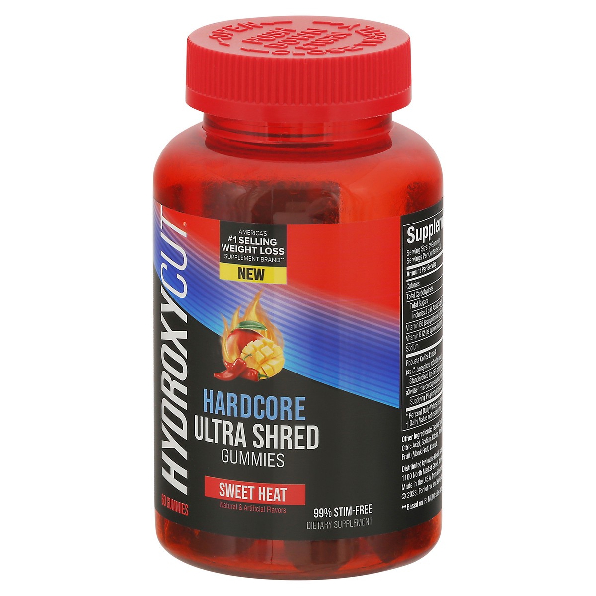 slide 3 of 14, Hydroxycut Sweet Heat Hardcore Ultra Shred 60 Gummies, 60 ct