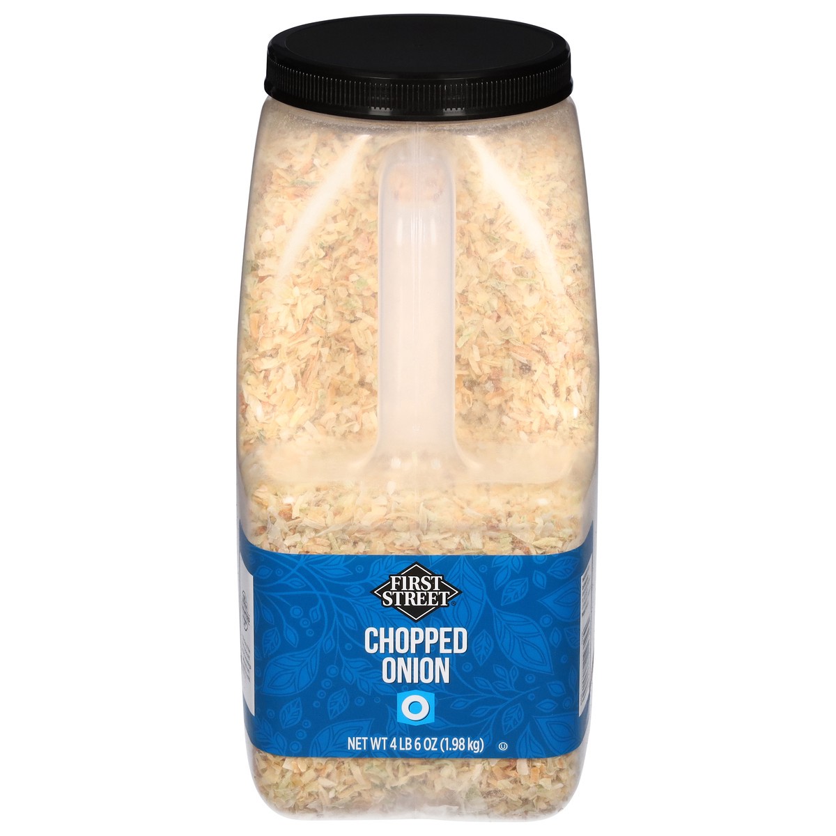 slide 13 of 13, First Street Chopped Onion, 70 oz