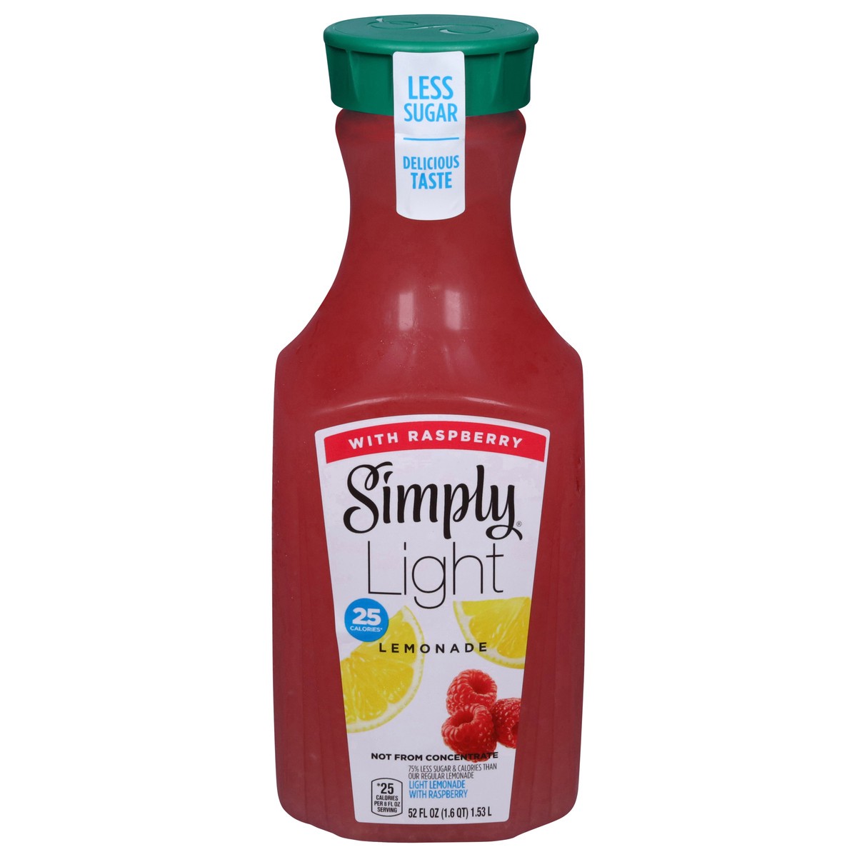 slide 1 of 5, Simply Light Lemonade with Raspberry 52 fl oz, 52 fl oz