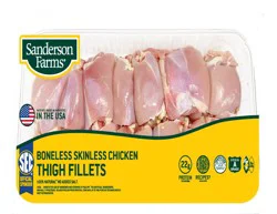 Sanderson Farms Boneless Skinless Chicken Thigh Fillets