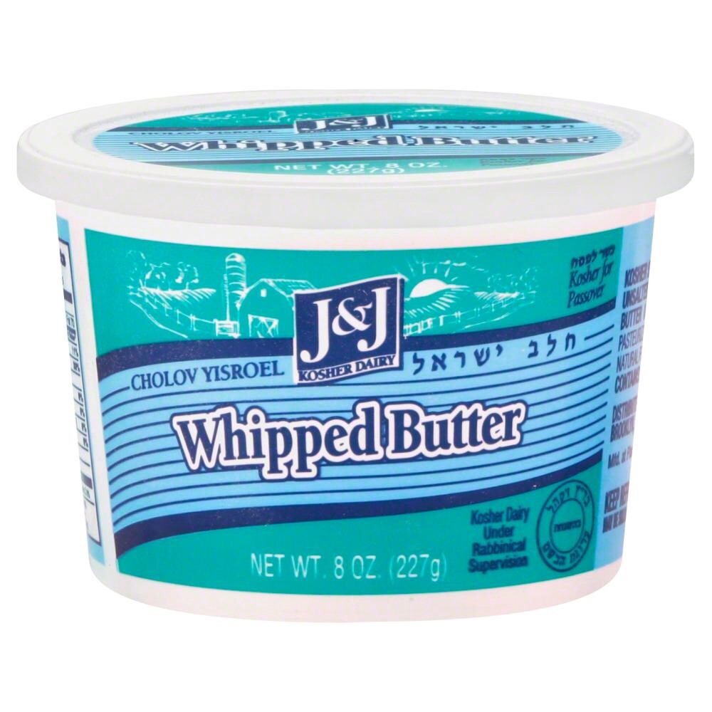 slide 1 of 3, J&J Whipped Butter, 16 oz